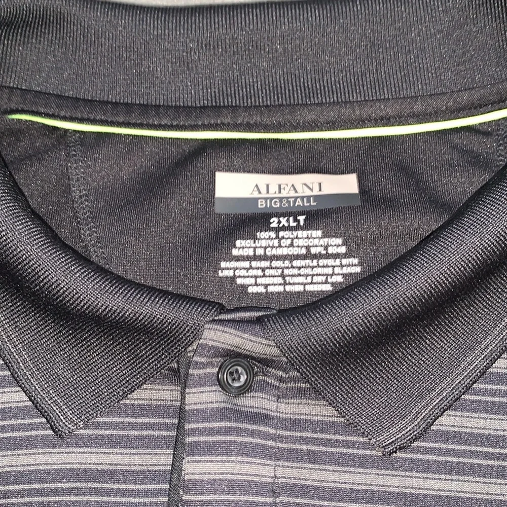 Alfani Mens Polo Style Shirt - Picture 2 of 4